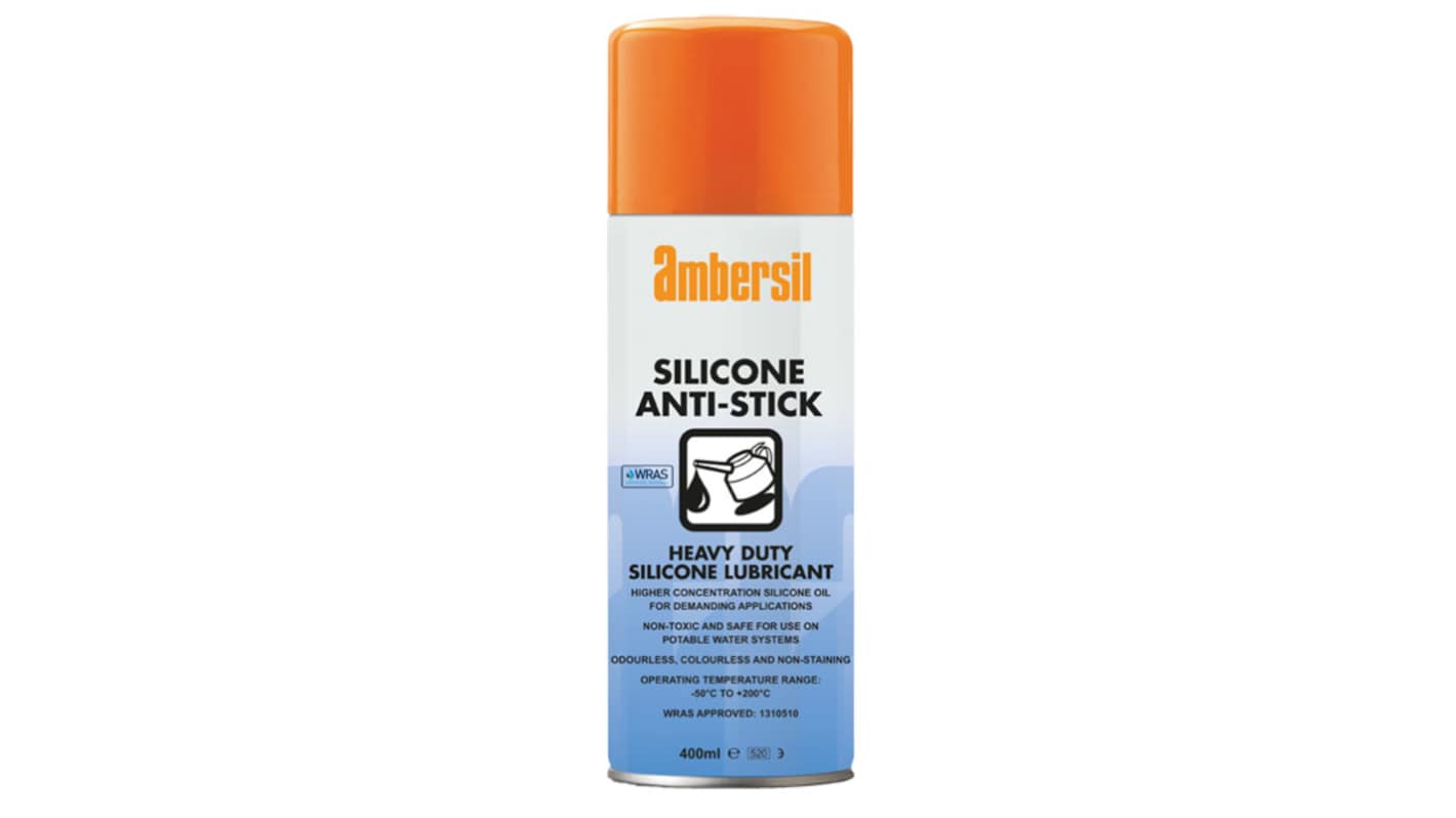 Lubricante Ambersil Silicone Antistick, Aerosol de 400 ml
