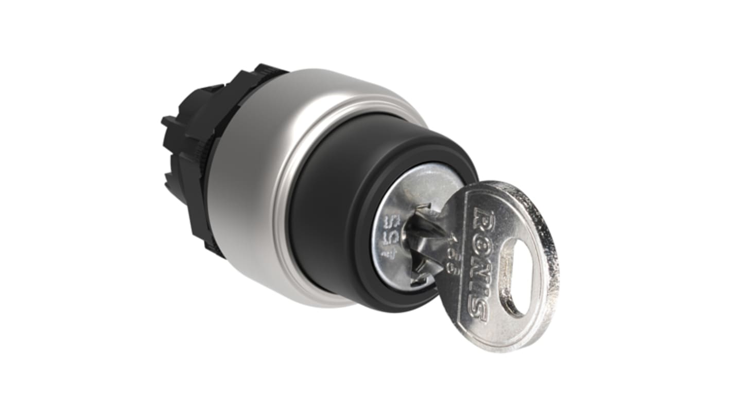 Lovato キースイッチヘッド, 2 ノッチ, ラッチ, カットアウト直径：22mm, LPCS320