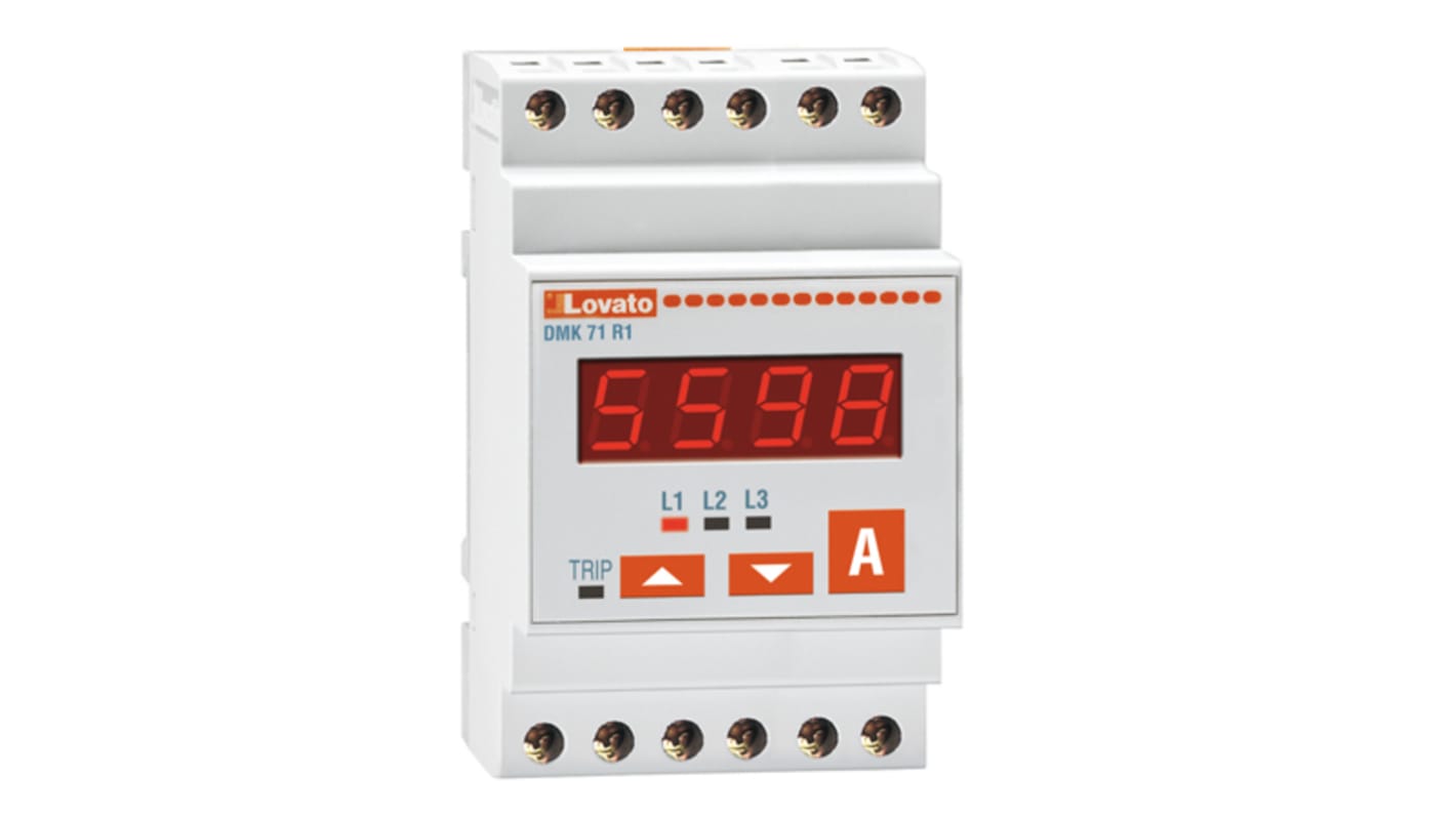 Lovato DMK Digital Ammeter AC, ±0.5 %