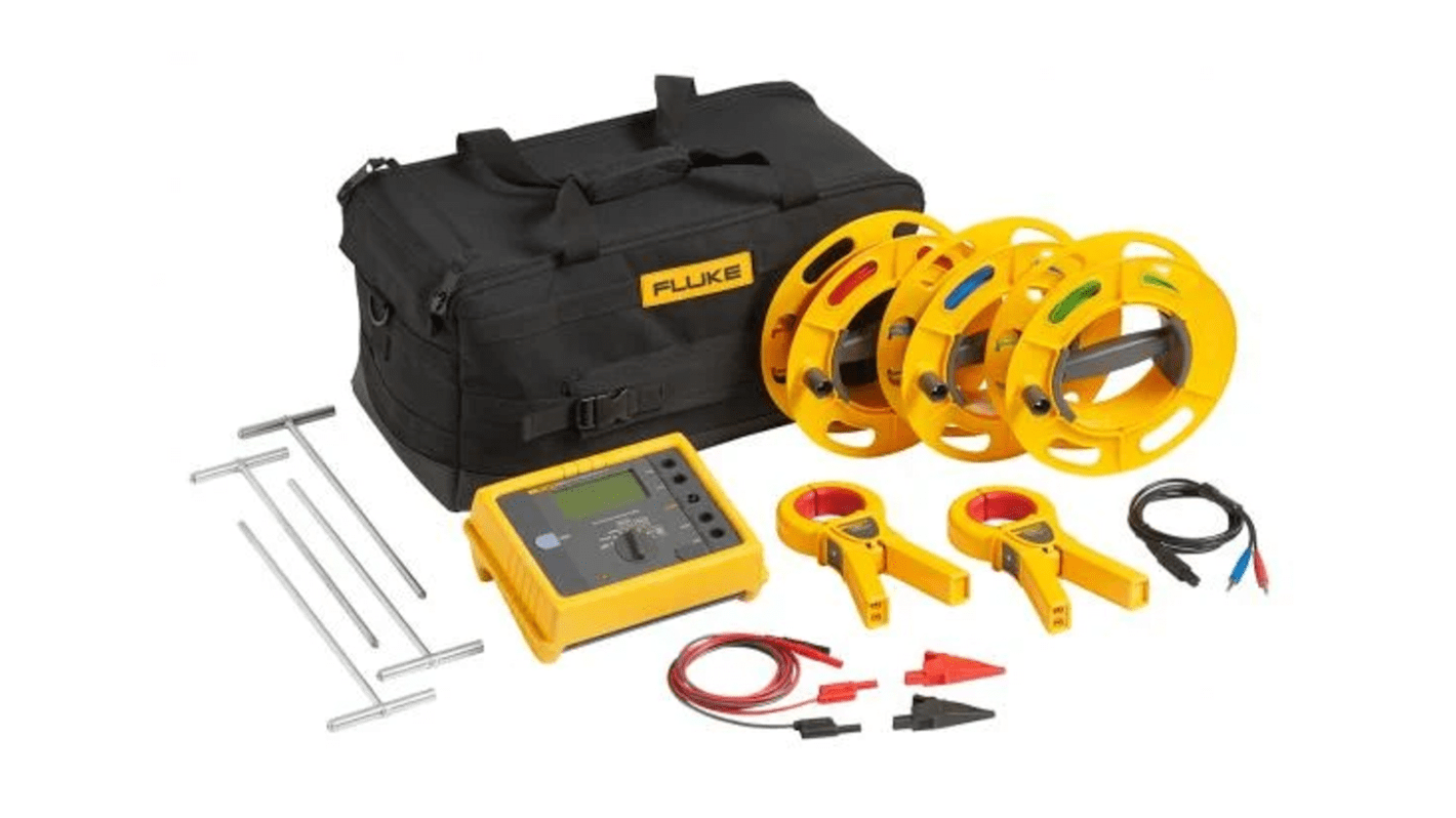 Kit tester di terra Fluke 1623-2, display LCD