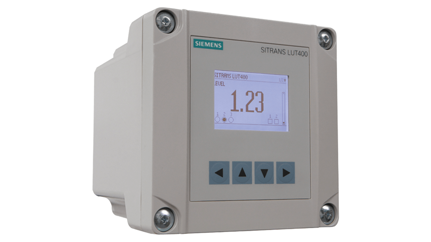 Controlador de nivel ultrasónico Siemens, 10→ 32 v cc, 2 entradas, montaje en panel