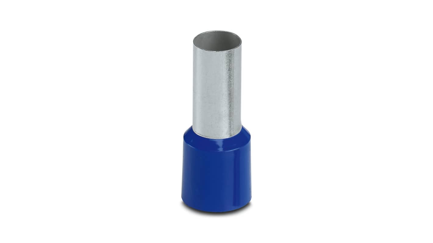 Phoenix Contact, AI 50 -20 BU Insulated Crimp Bootlace Ferrule, 20mm Pin Length, 10.5mm Pin Diameter, 50mm² Wire Size,
