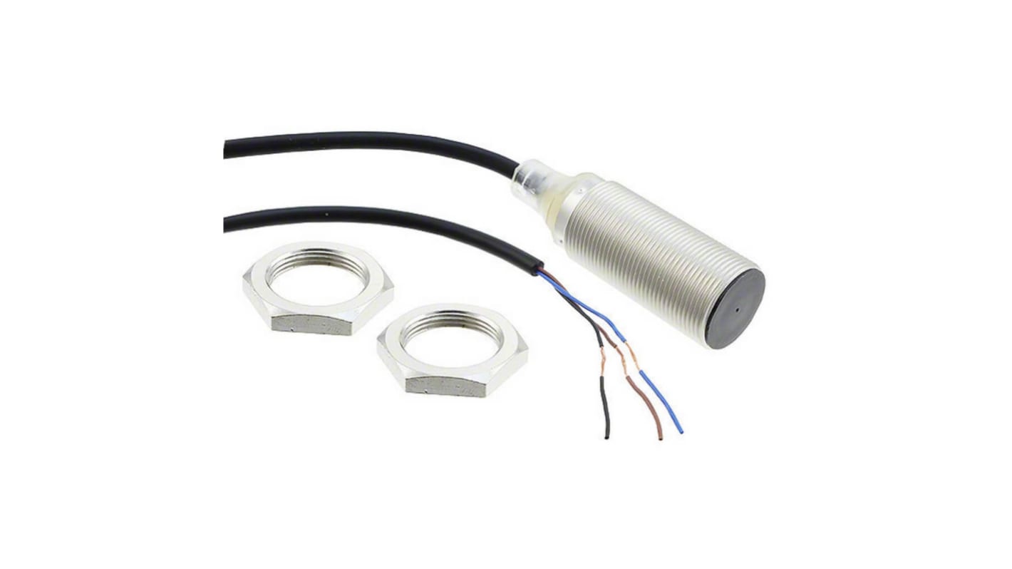 Rs-Online Sensore di prossimità Cilindro filettato Omron M18 rilevamento 8 mm 12 → 24 V c.c