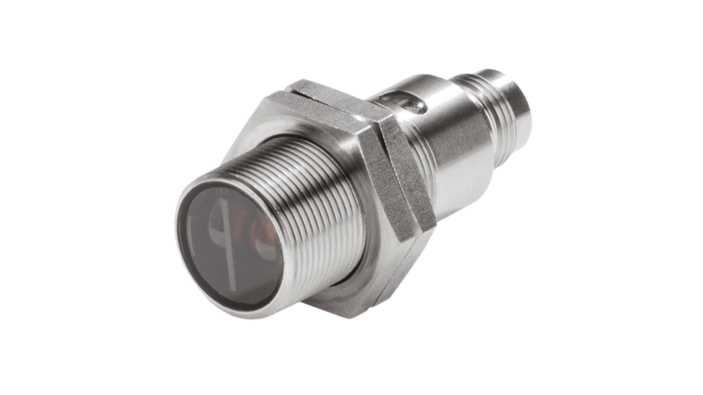 Omron E3FC zylindrisch Optischer Sensor, Diffus, Bereich 1 m, PNP Ausgang, M12-Steckverbinder