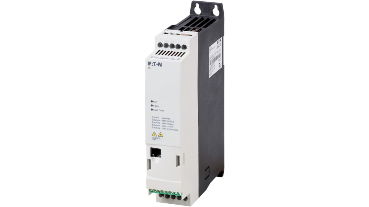 Eaton Variable Speed Starter, 0.75 kW, 3 Phase, 400 V ac, 2.1 A