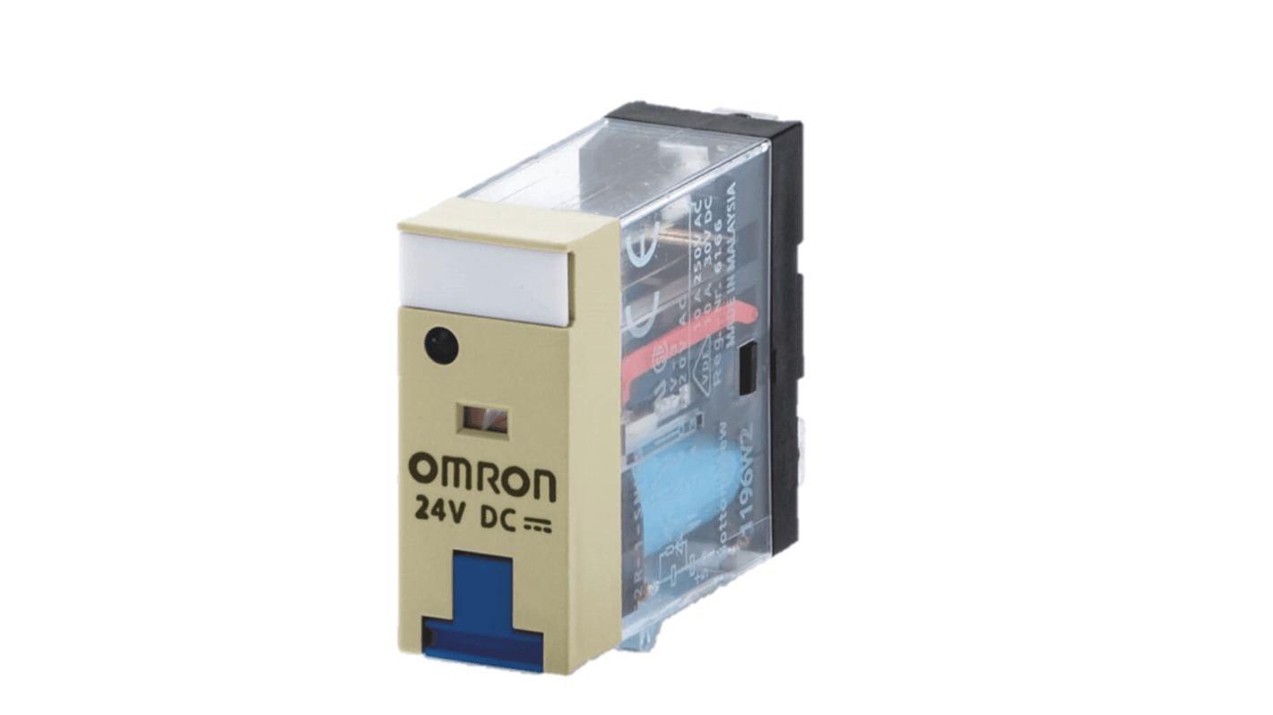 Omron Plug In Relay, 24V dc Coil, 10A Switching Current, SPDT