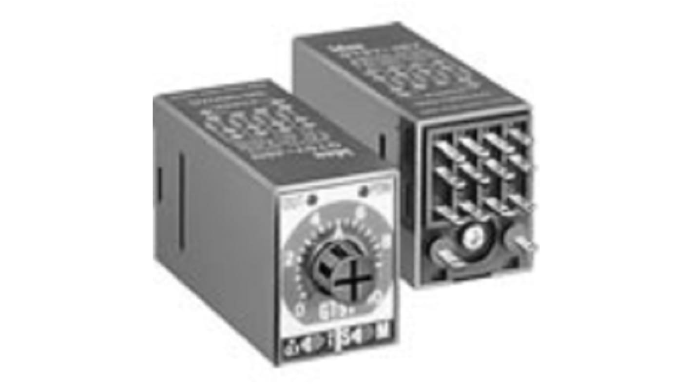 Idec Plug In Timer Relay, 200 → 240V ac, 14-Contact, 0.1 s → 1 s, 0.2 s → 10 s, 1.2 s →