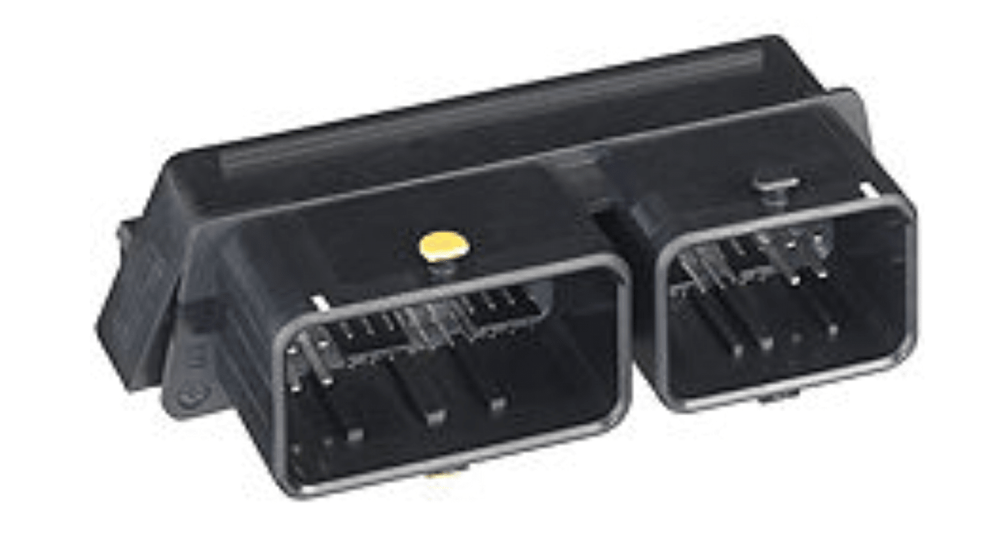Connettore automotive Molex, Maschio, 6A, 80 vie, 4 file, Montaggio con foro passante