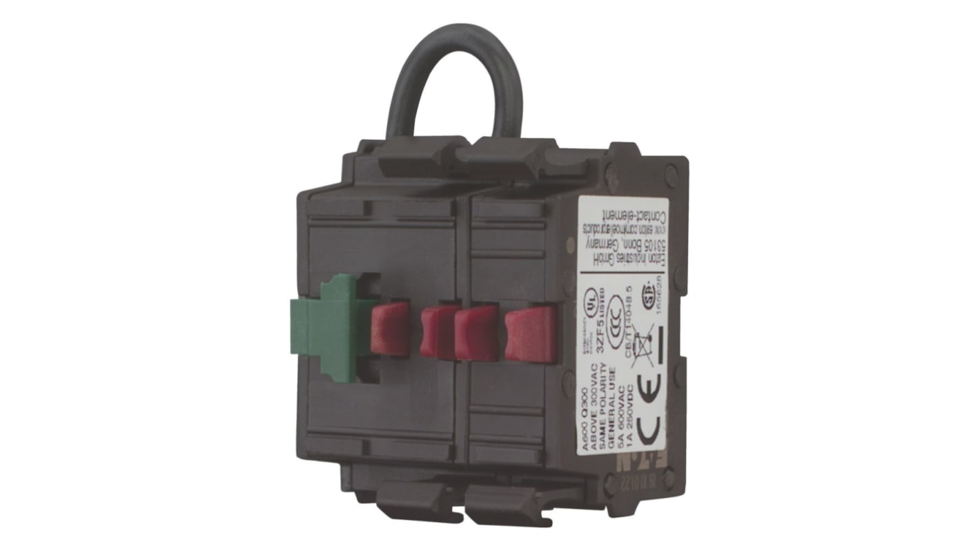 Eaton M22 Series Contact Block, 500V, 1NO + 2NC