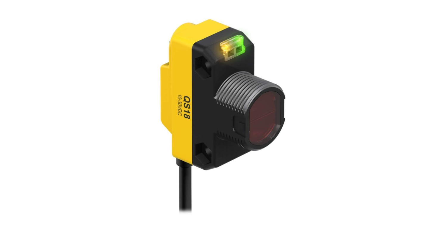 Rs-Online Sensore fotoelettrico Cilindrico Banner a retroriflessione rilevamento 3 5 m uscita NPN