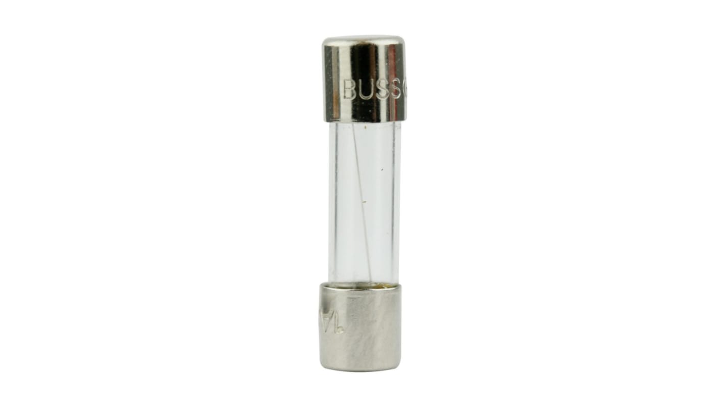 Eaton 2A F Glass Cartridge Fuse, 5 x 20mm