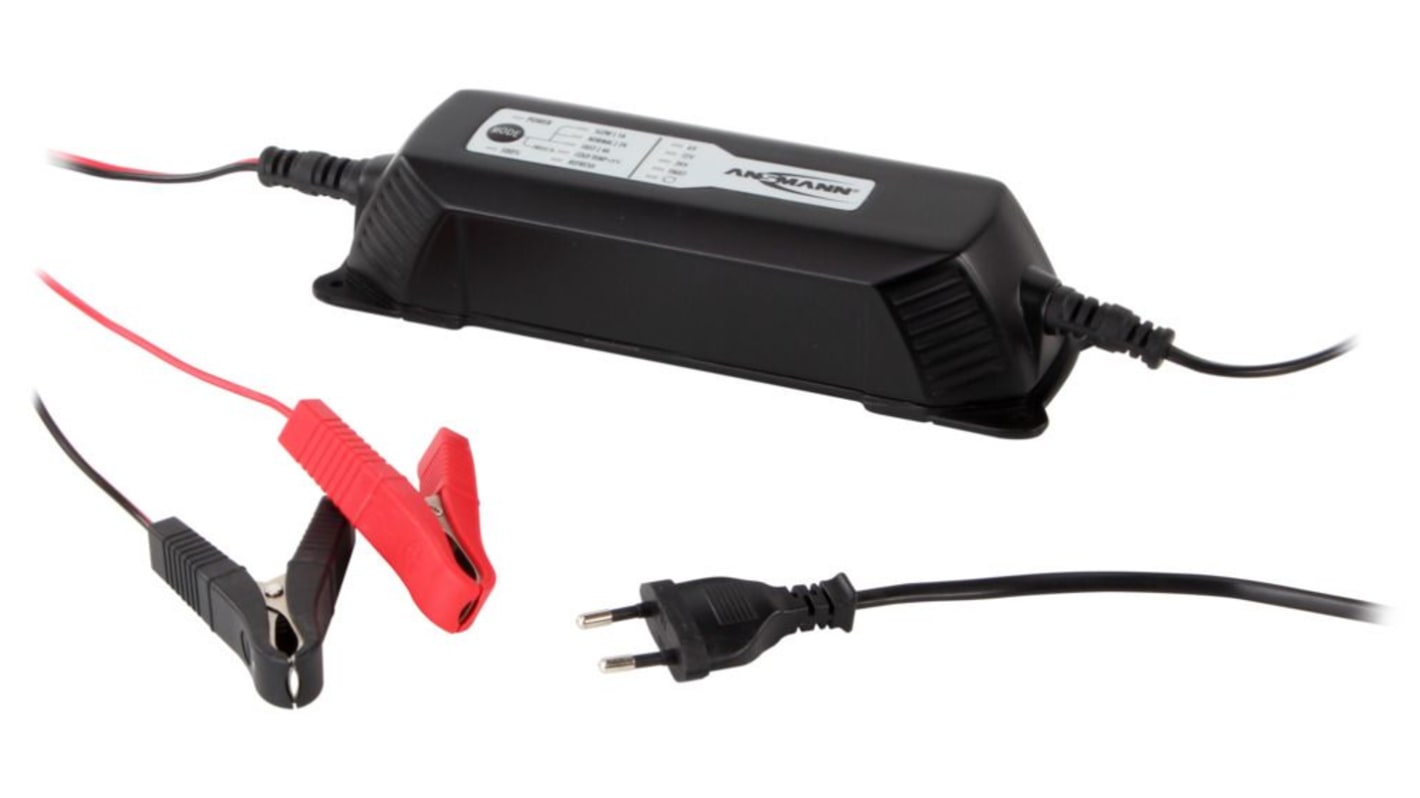 Ansmann ALCT 6-24/4 Akkuladegerät für 1 Bleisäure Akkus, 6V/1A-