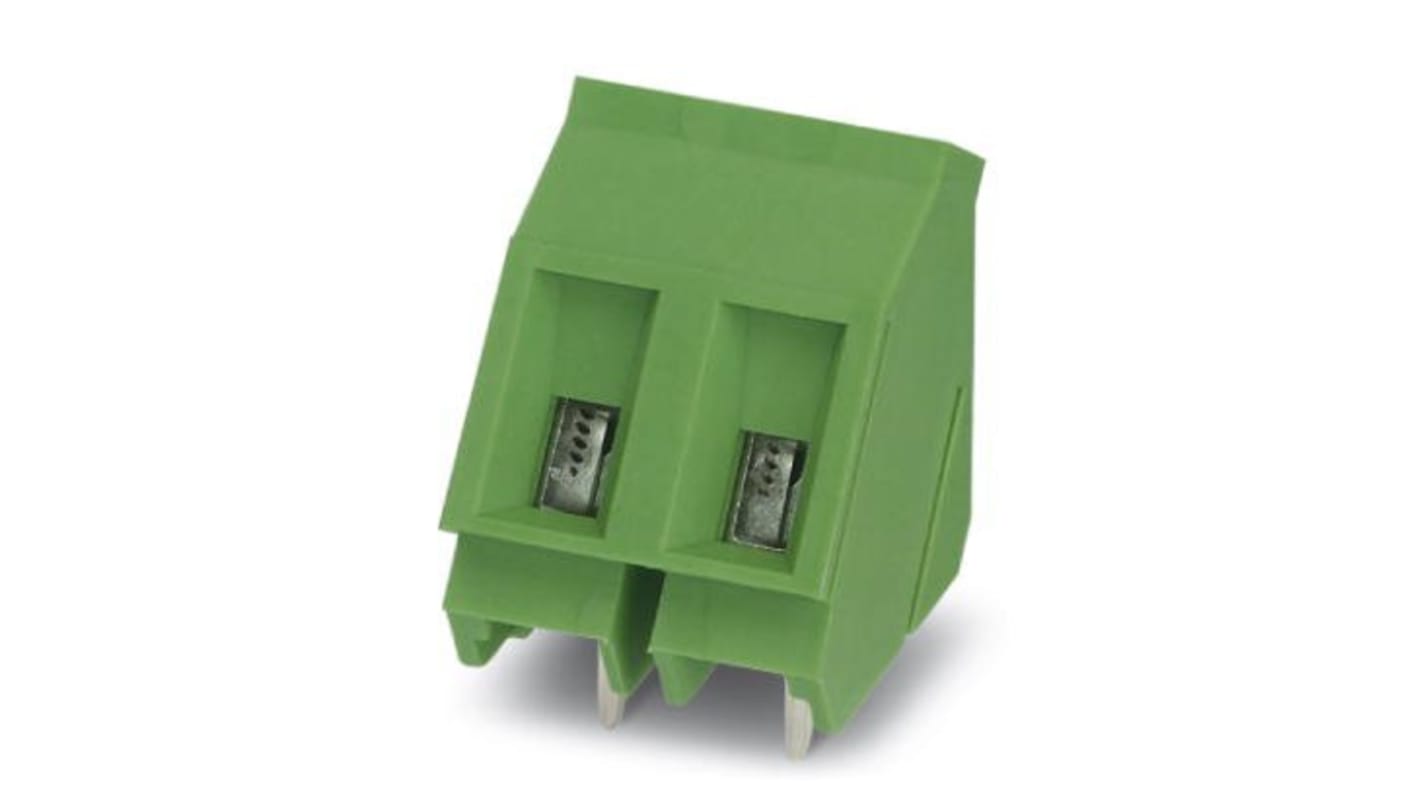 Phoenix Contact GSMKDS 3/10 Series PCB Terminal Block, 10-Contact, 7.5mm Pitch, Through Hole Mount, Screw Termination