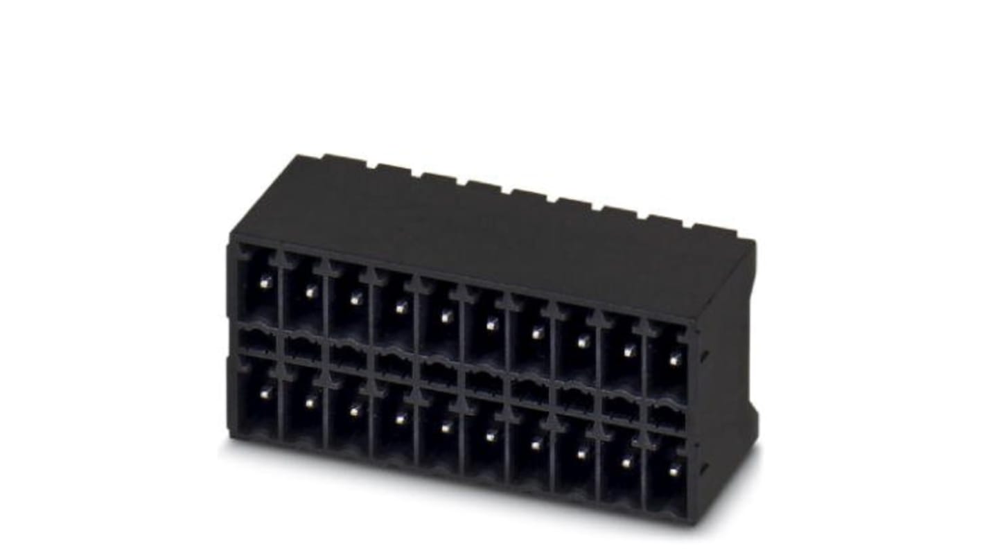 Phoenix Contact 3.5mm Pitch 8 Way Pluggable Terminal Block, Header, Solder Termination