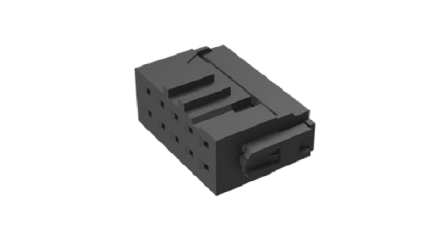 Amphenol ICC 4-Way IDC Connector Socket for Cable Mount, 2-Row