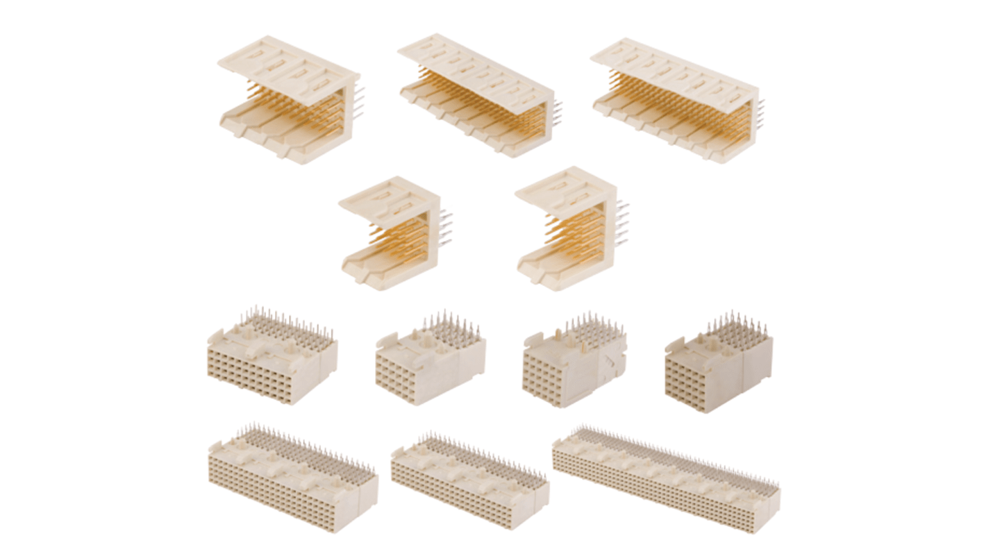 Amphenol ICC, METRAL 2mm Pitch Backplane Connector, Straight, 5 Row, 60 Way