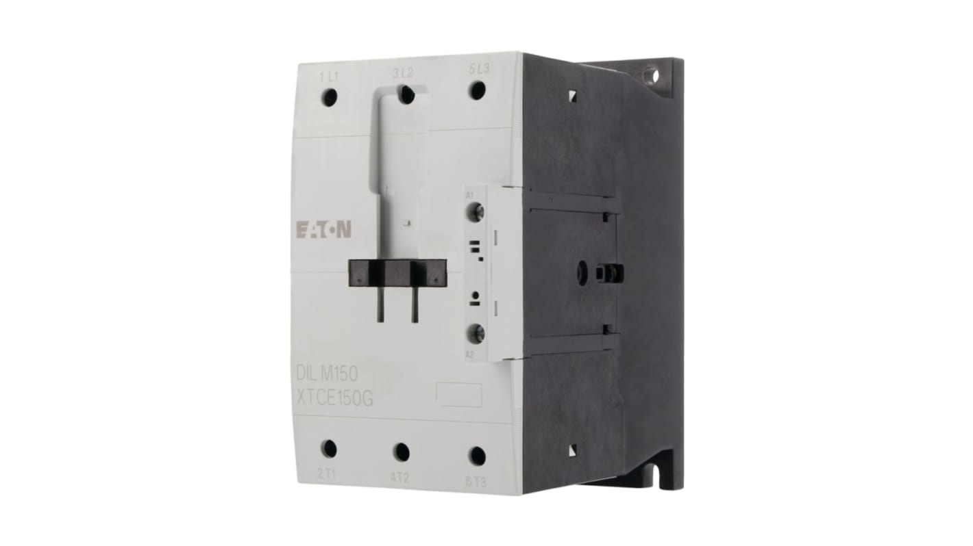 Eaton xStart DILM Contactor, 24 V dc Coil, 3-Pole, 150 A, 75 kW, 3NO, 400 V ac
