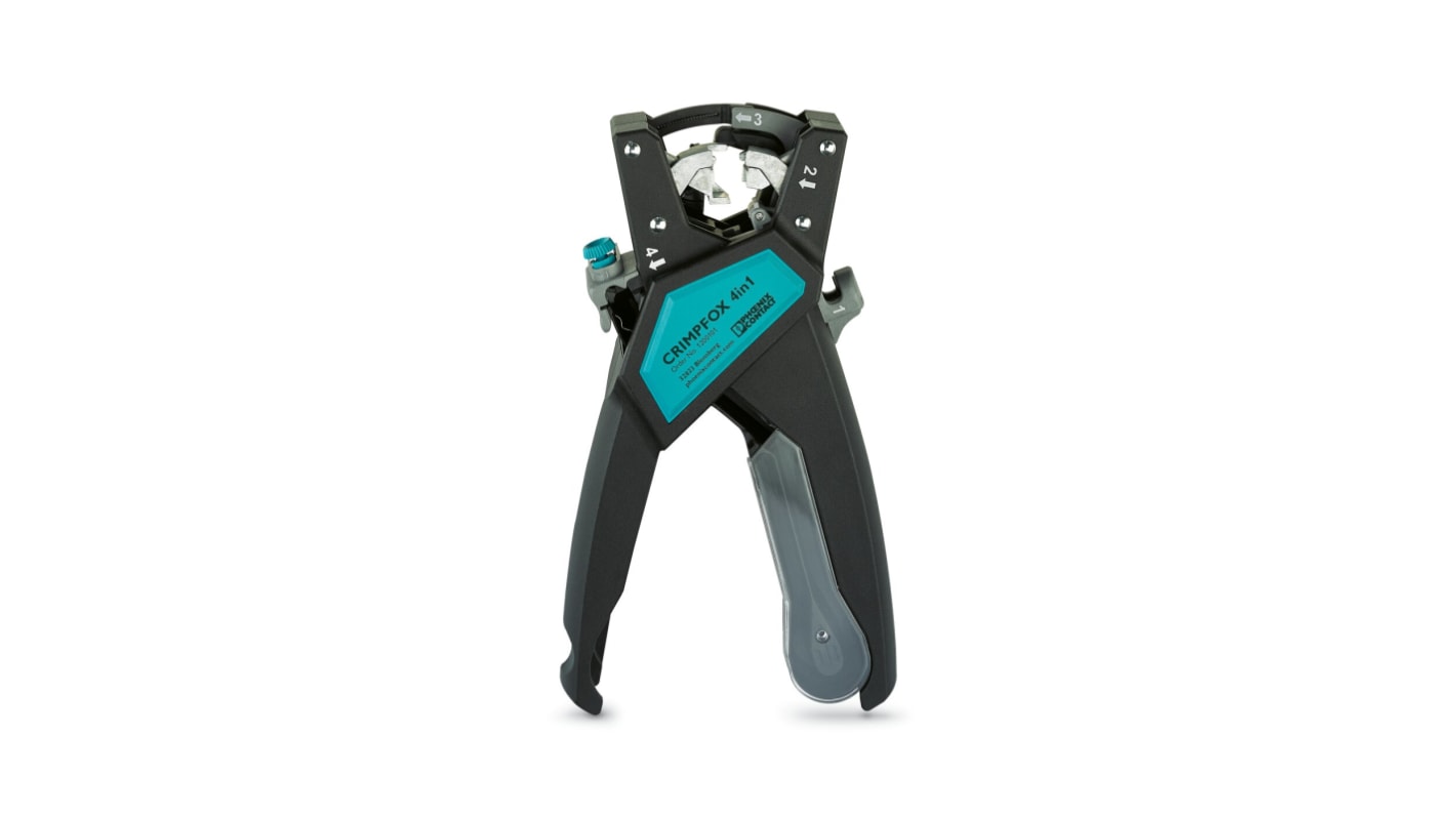 Phoenix Contact CRIMPFOX 4 in 1 Hand Crimp Tool for Wire Ferrules, 0.5 → 2.5mm² Wire