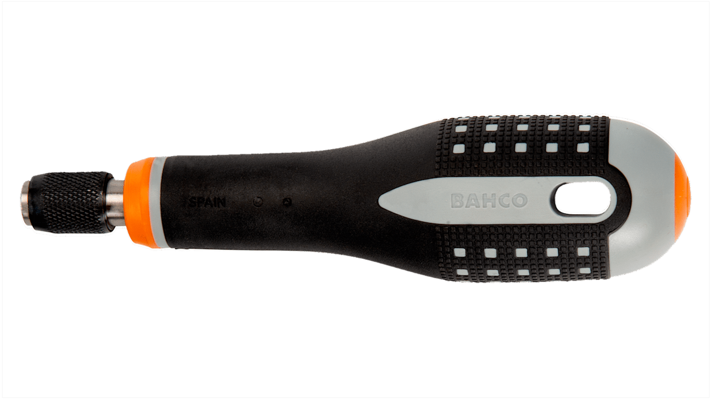 Bahco Hexagon Bit Holder Screwdriver, 1/4 in Tip, 25 mm Blade, 147 mm Overall
