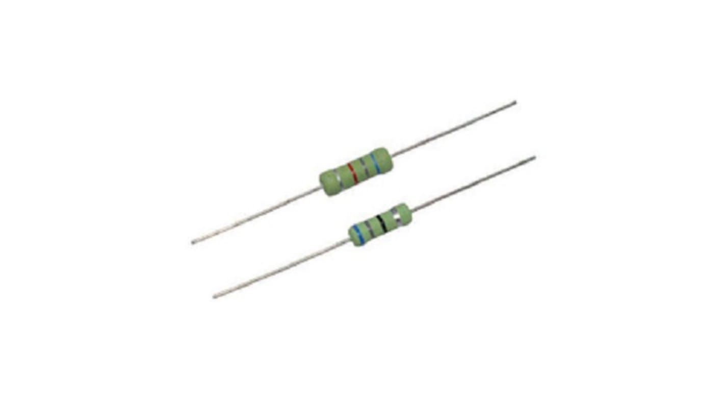 Ohmite 硅树脂陶瓷电阻, 120Ω, 2W, ±10%容差, -1300 → ±300ppm/°C, OY系列