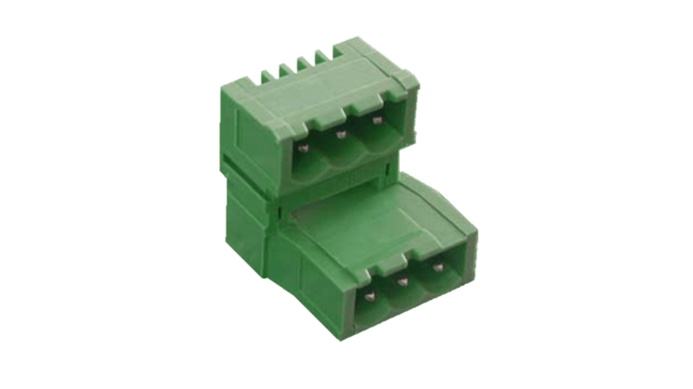 Conector macho para PCB Altech serie PDSH de 38 vías, 2 filas, paso 5.08mm, para soldar