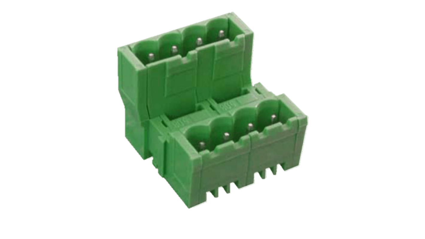 Altech PDSV Series Straight PCB Header, 44 Contact(s), 5.08mm Pitch, 2 Row(s), Shrouded