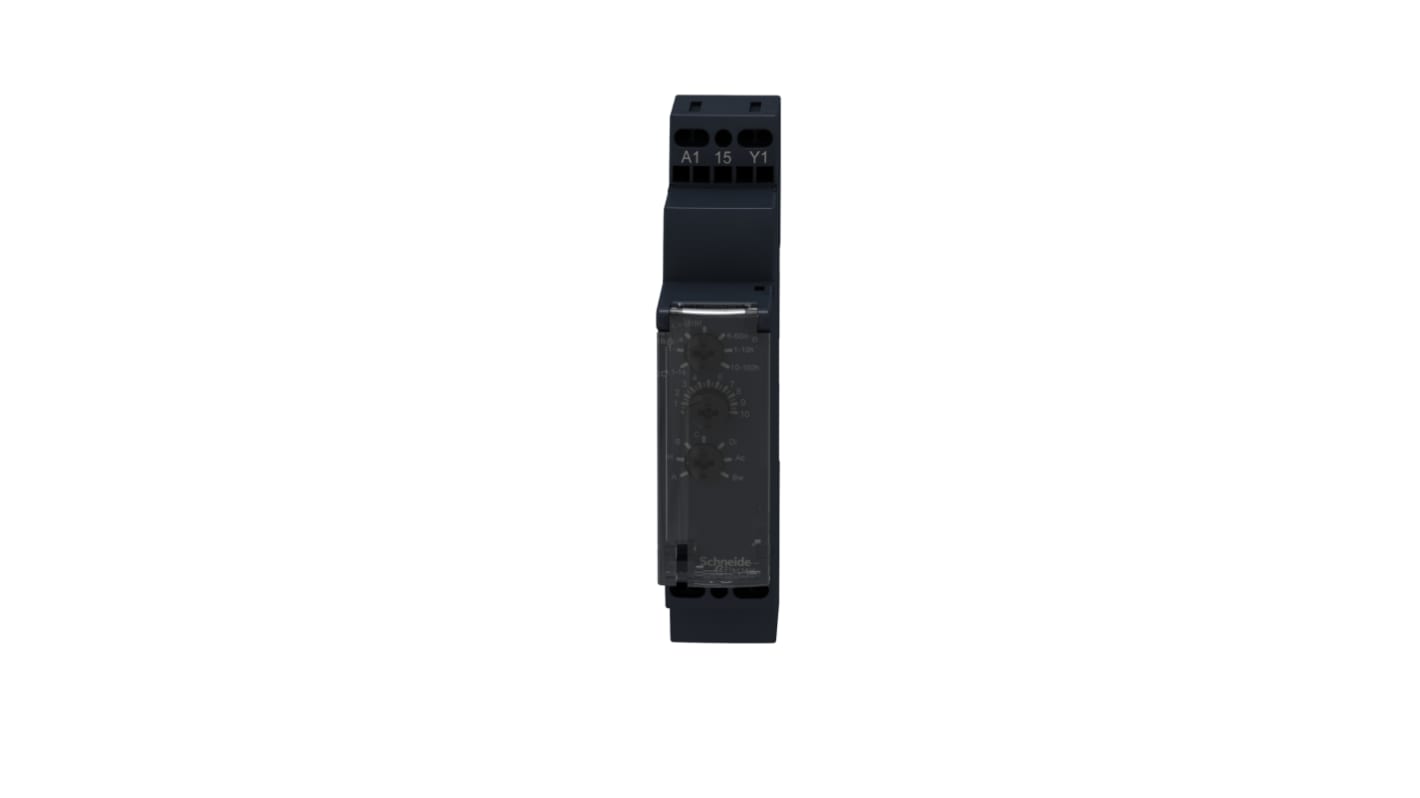 Timer Relay Schneider Electric, intervallo 1 s → 100h, 1 poli, SPDT, Guida DIN