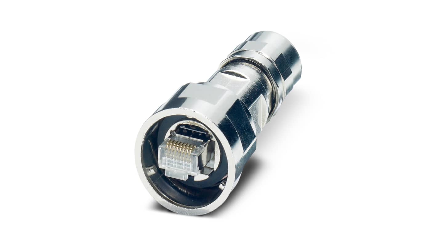 Phoenix Contact VS-V1 Series Male RJ45 Connector, Cable Mount, Cat5 Straight 8 -Way