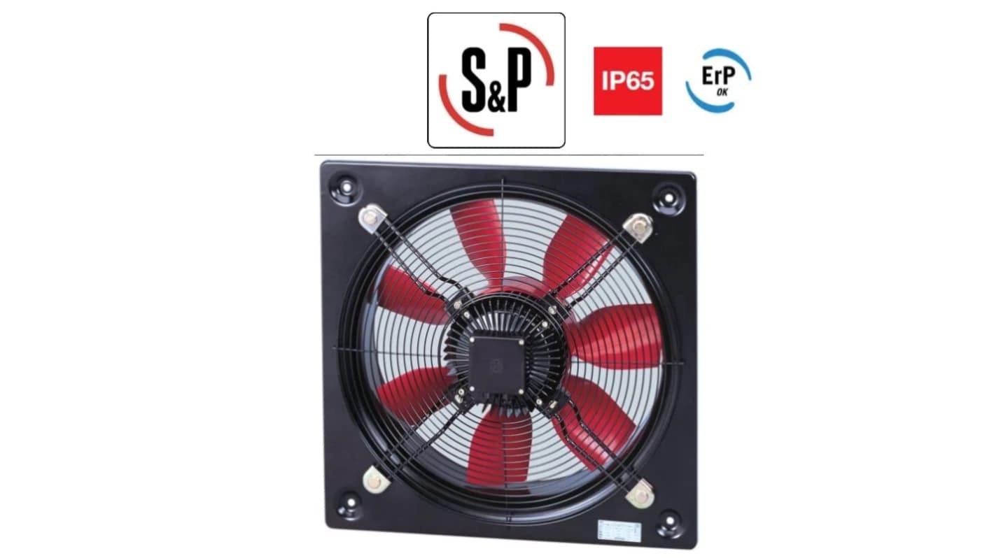 Soler&Palau Floor, Heavy Duty Fan 2250m³/h 3 speed 230 V with plug: Type C - European Plug