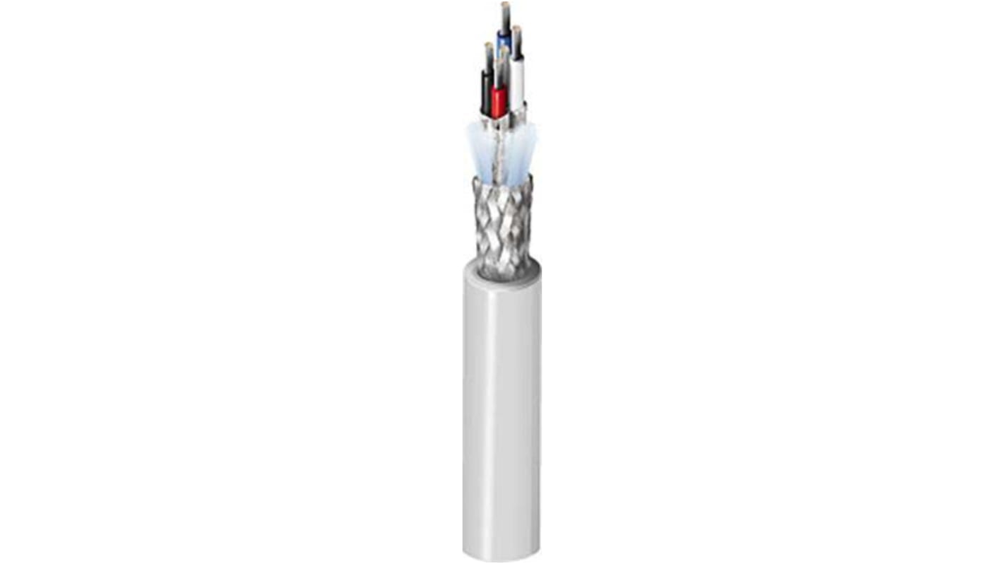 Belden YE00906 Series Multicore Industrial Cable, 4 Cores, 0.5 mm², Screened, 20 AWG, 100m, Screened Shield