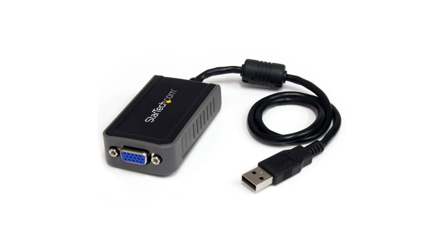 StarTech.com USB A to VGA Adapter, USB 2.0, 1 Supported Display(s) - 1600 x 1200