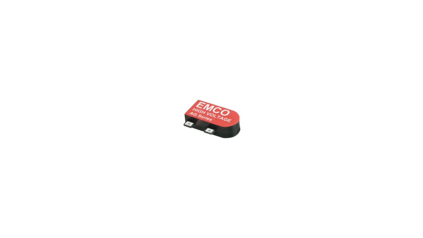 XP Power AG DC-DC Converter, 100V dc/ 10mA Output, 0 → 5 V dc Input, 1W, Surface Mount, +75°C Max Temp -25°C Min