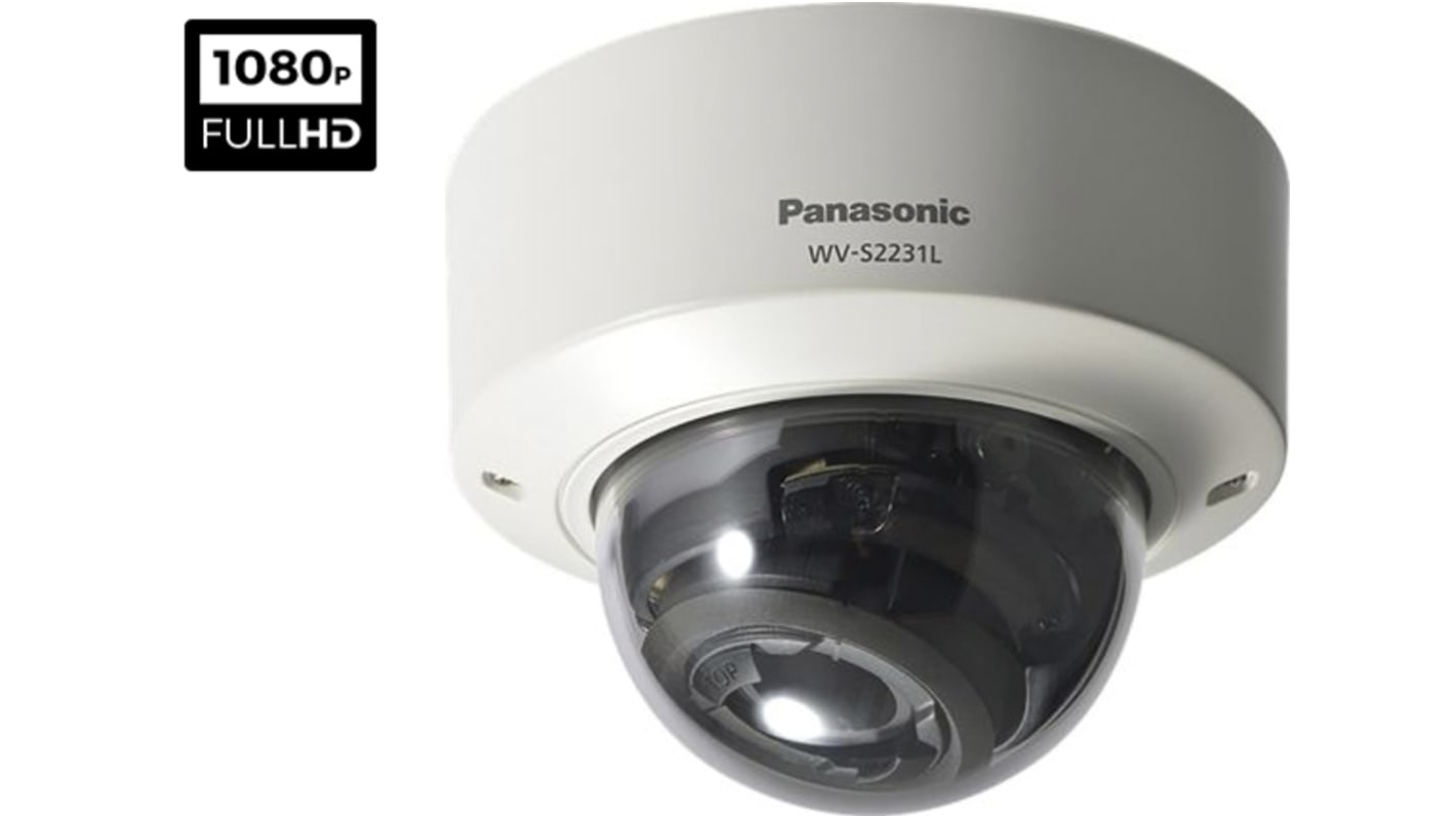 Panasonic WV-S2231L IR Netzwerk CCTV-Kamera, Innen-/Außenbereich, ø 129.5mm x 102,5 mm