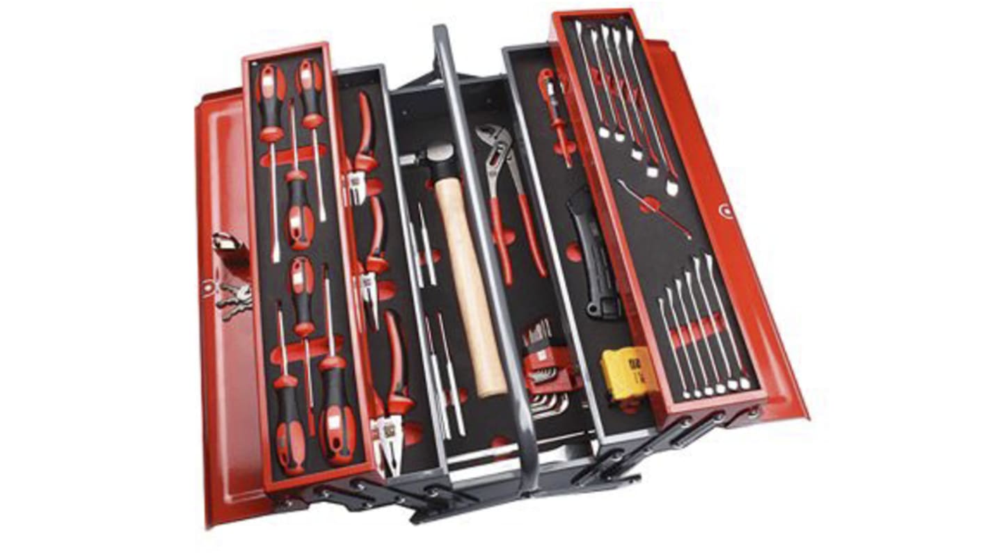 RS PRO 42 Piece Mechanical Tool Kit with Case