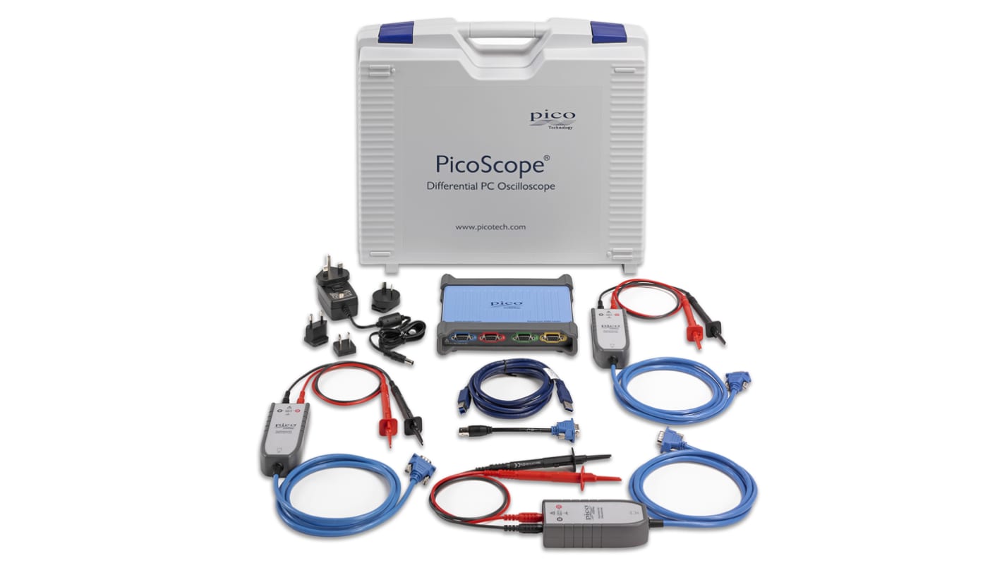 Pico Technology,Differential Oscilloscope Kit High-Resolution Differential Oscilloscope, PicoConnect 442 1000 V CAT III