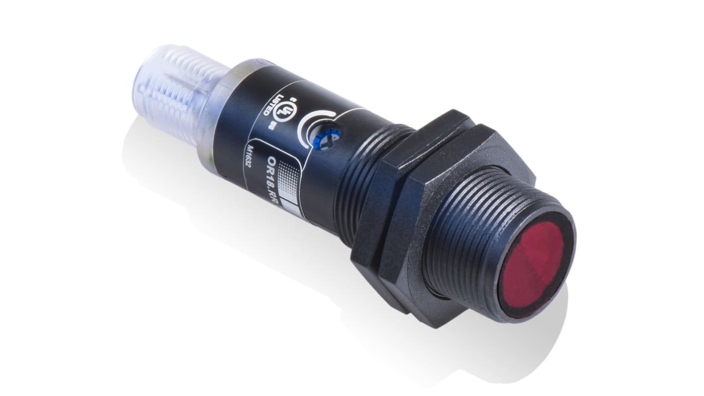 Rs-Online Sensore fotoelettrico Cilindrico Baumer a fascio diretto rilevamento 20 mm uscita PNP
