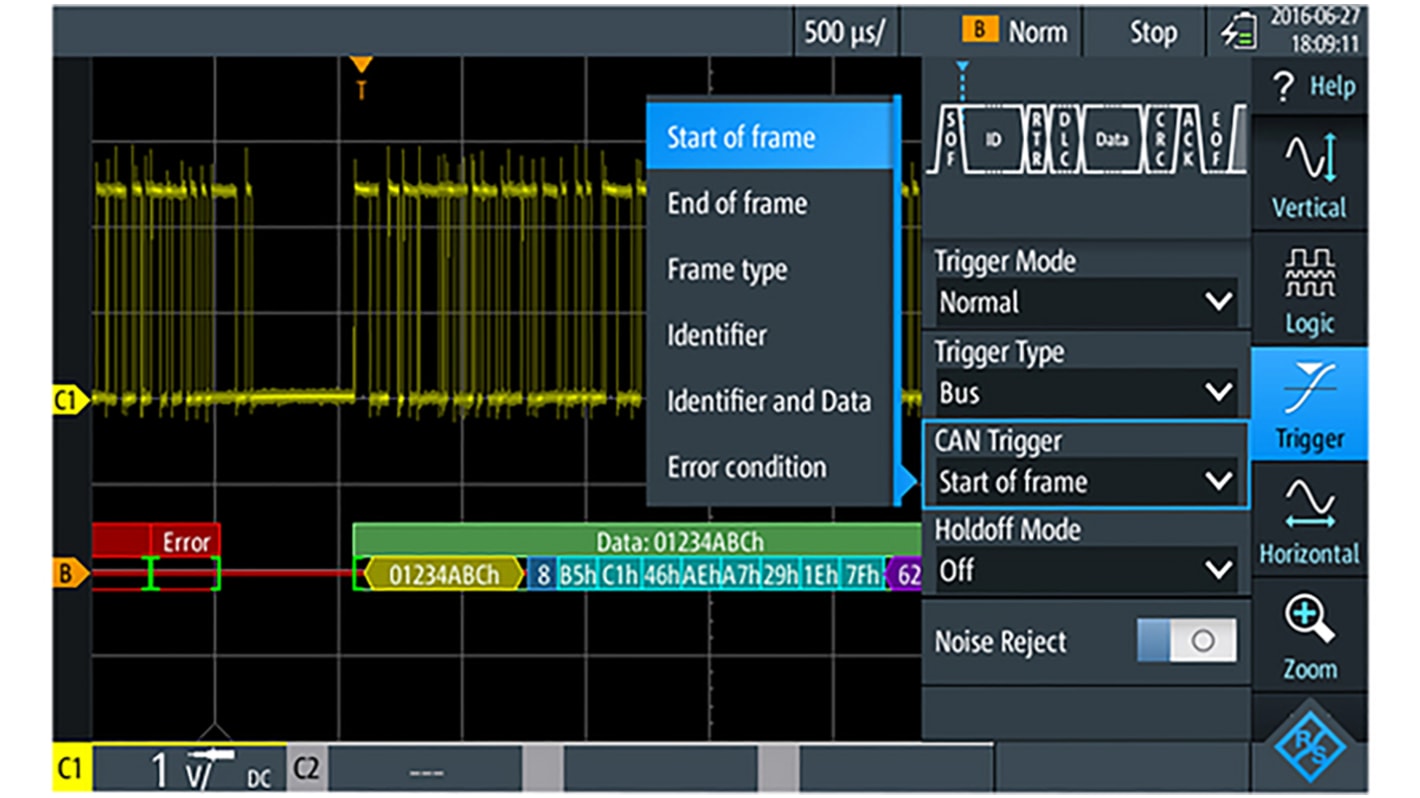 Rohde & Schwarz Oscilloscope Software for Use with RTH Handheld Digital Oscilloscope