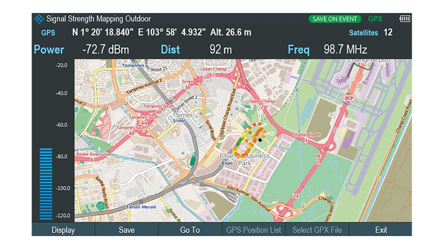 Rohde & Schwarz FPH-K16 Signal Strength Mapping, For Use With FPH Spectrum Rider Handheld Spectrum Analyser