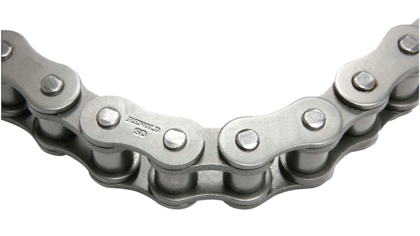 Renold 20B-1 Simplex Roller Chain, 2.5m, Renold SD (Red Box)