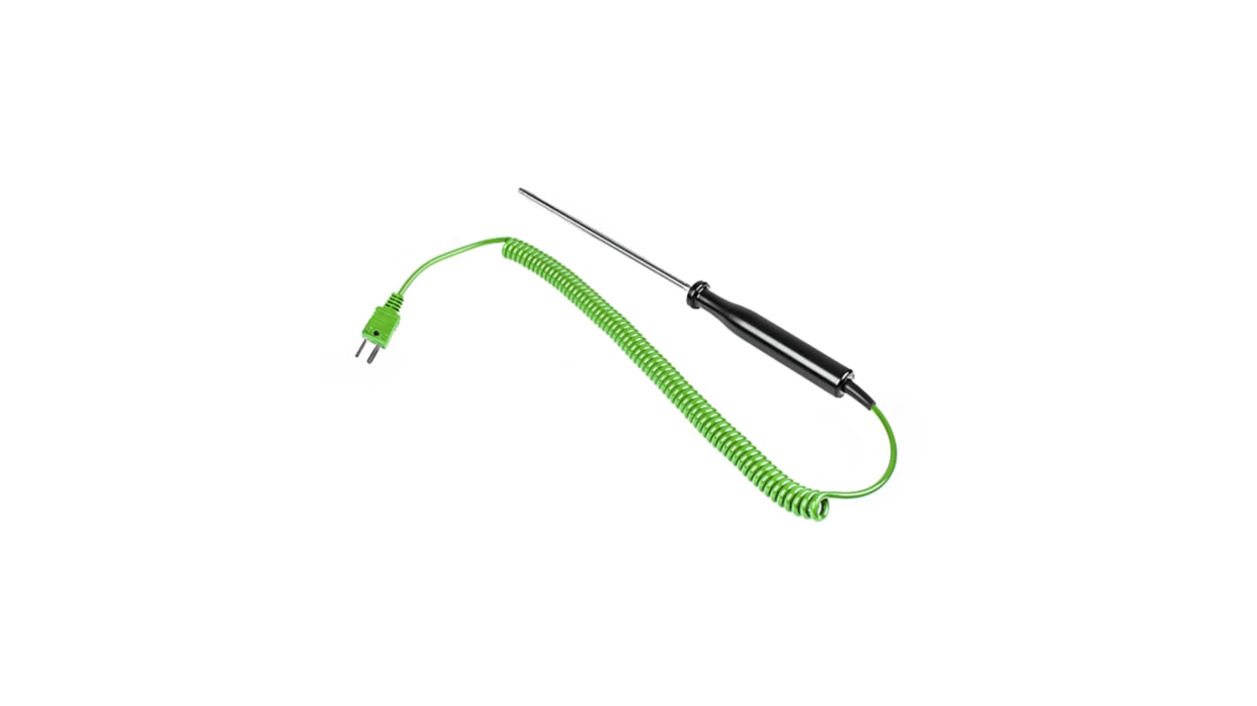 RS PRO Temperatursensor, K, Abgerundet x 300mm, max.Temp +850 °C