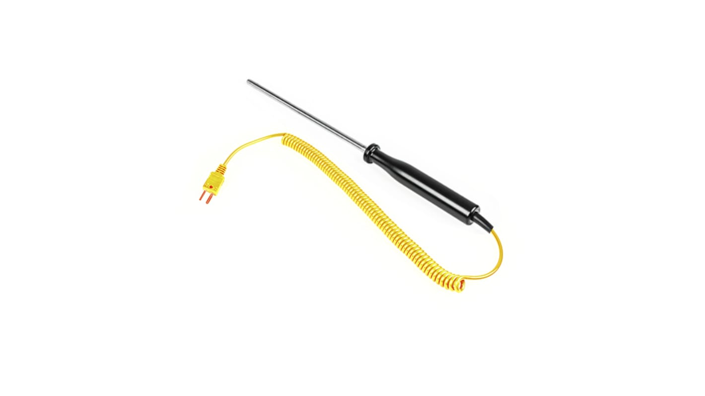 RS PRO K Rounded Temperature Probe, 300mm Length, 3mm Diameter, +850 °C Max