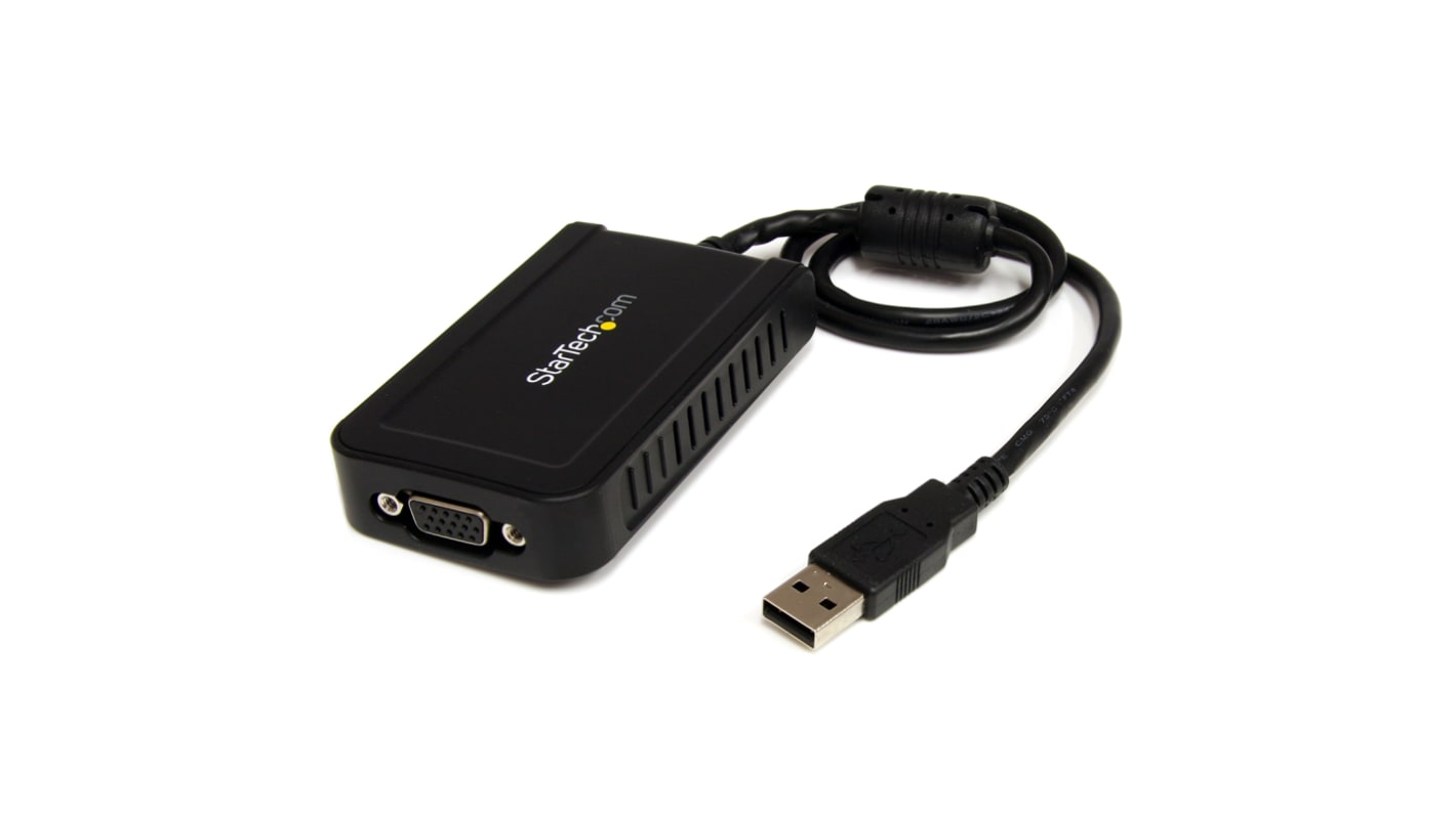 StarTech.com USB A to VGA Adapter, USB 2.0, 1 Supported Display(s) - 1920 x 1200