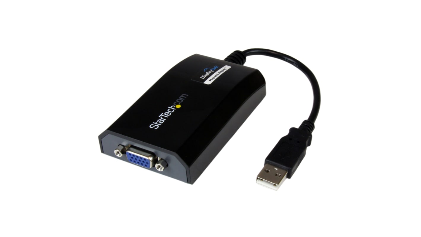 StarTech.com USB A to VGA Adapter, USB 2.0, 1 Supported Display(s) - 1920 x 1200