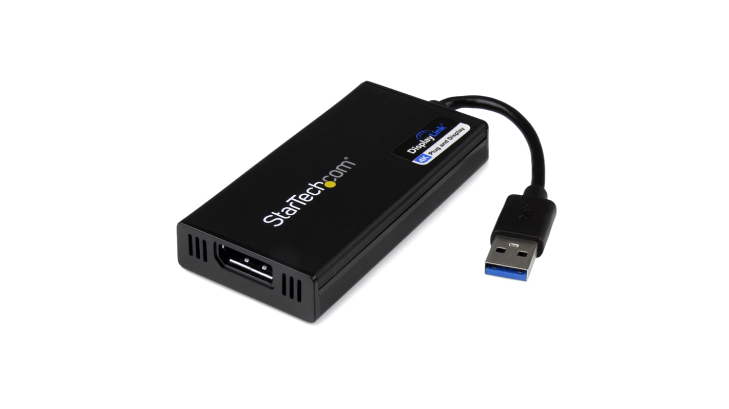 StarTech.com USB A to DisplayPort Adapter, USB 3.0, 1 Supported Display(s) - 4K @ 30Hz