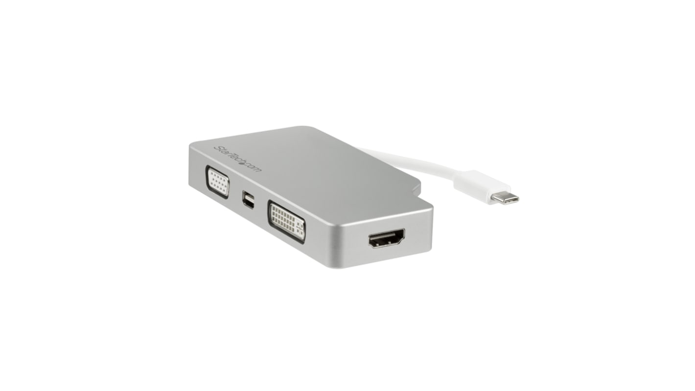 StarTech.com USB C to DVI, HDMI, Mini DisplayPort, VGA Adapter, USB 3.1, 1 Supported Display(s) - 4K @ 30Hz