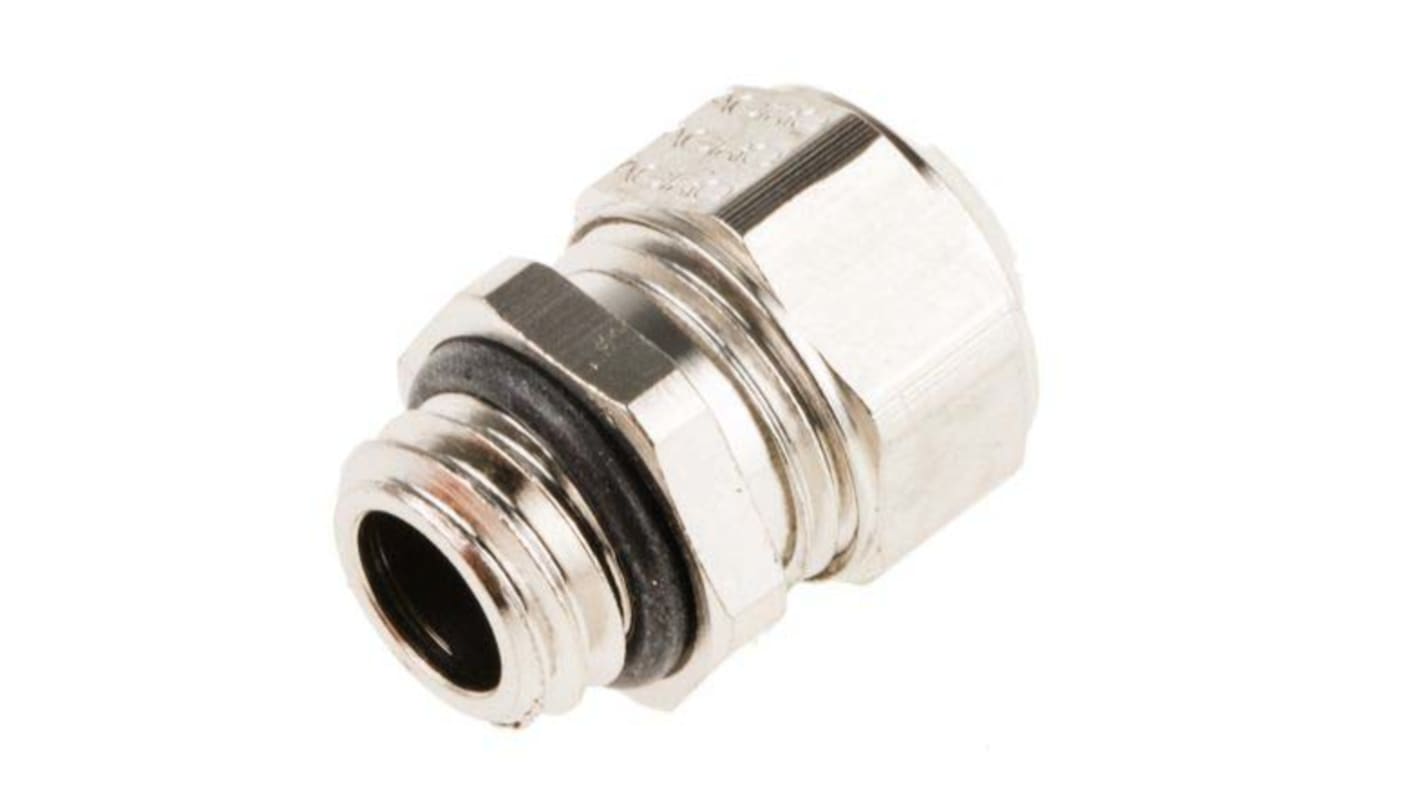 SES Sterling A1 Kabelverschraubung, PG21 Messing vernickelt 12.5mm/ 20.5mm, IP68