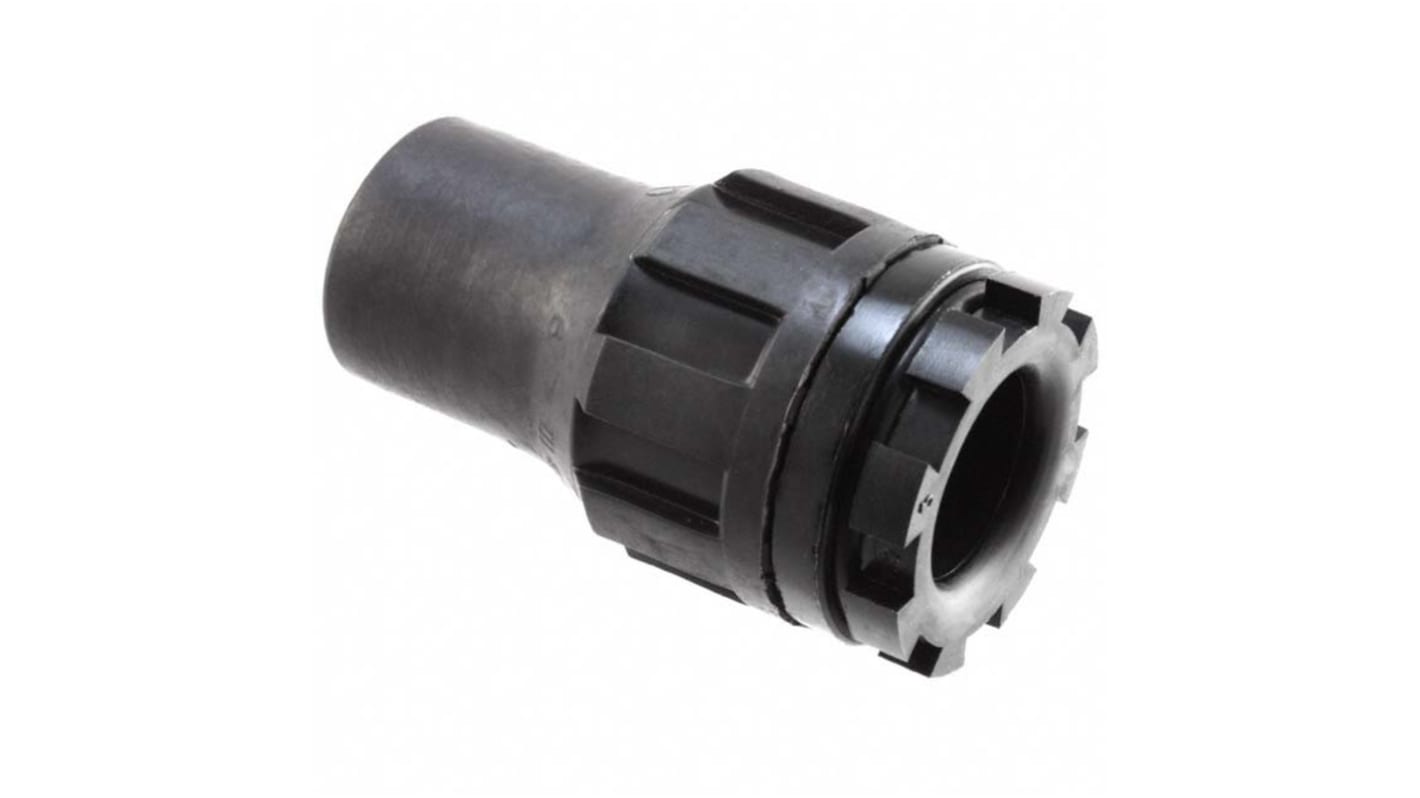 TE Connectivity CES Series Black Plastic Cable Gland, PG13.5 Thread, 6.4mm Min, 19.1mm Max, IP68