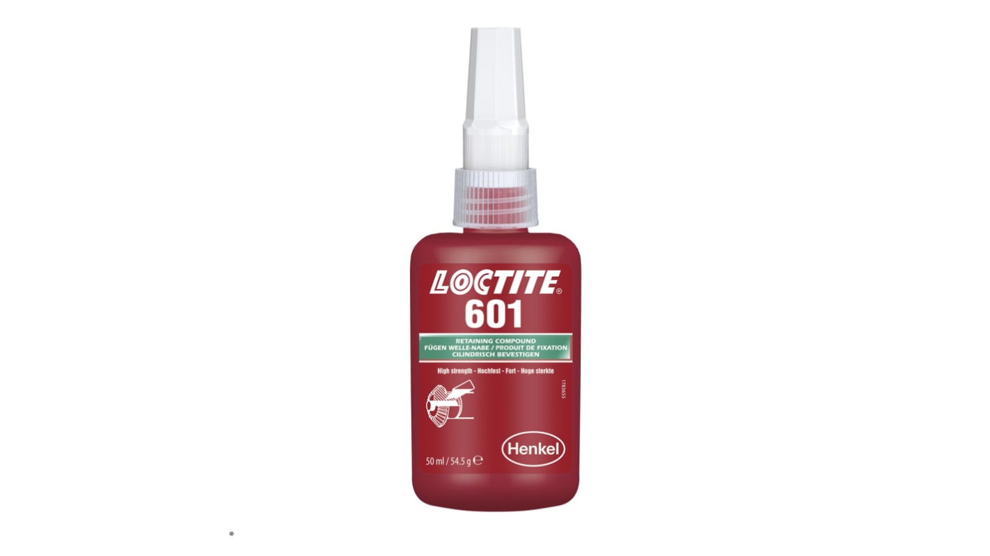 Loctite Green 601 High Strength, Retaining Compound Liquid Bottle 50 ml, -55 → +150 °C