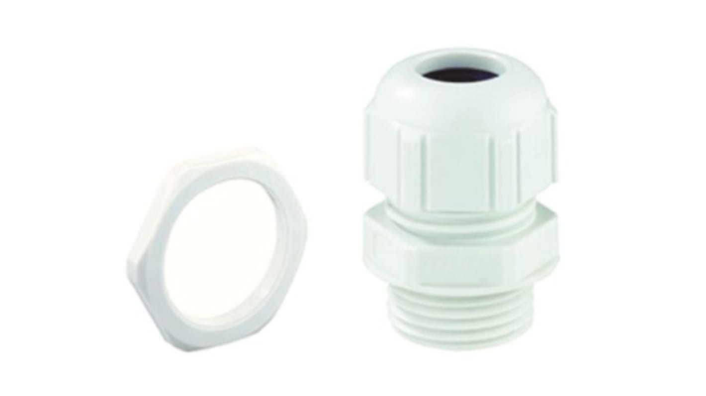 Spelsberg KVR Series White Polyamide Cable Gland, M16 Thread, 4mm Min, 10mm Max, IP68