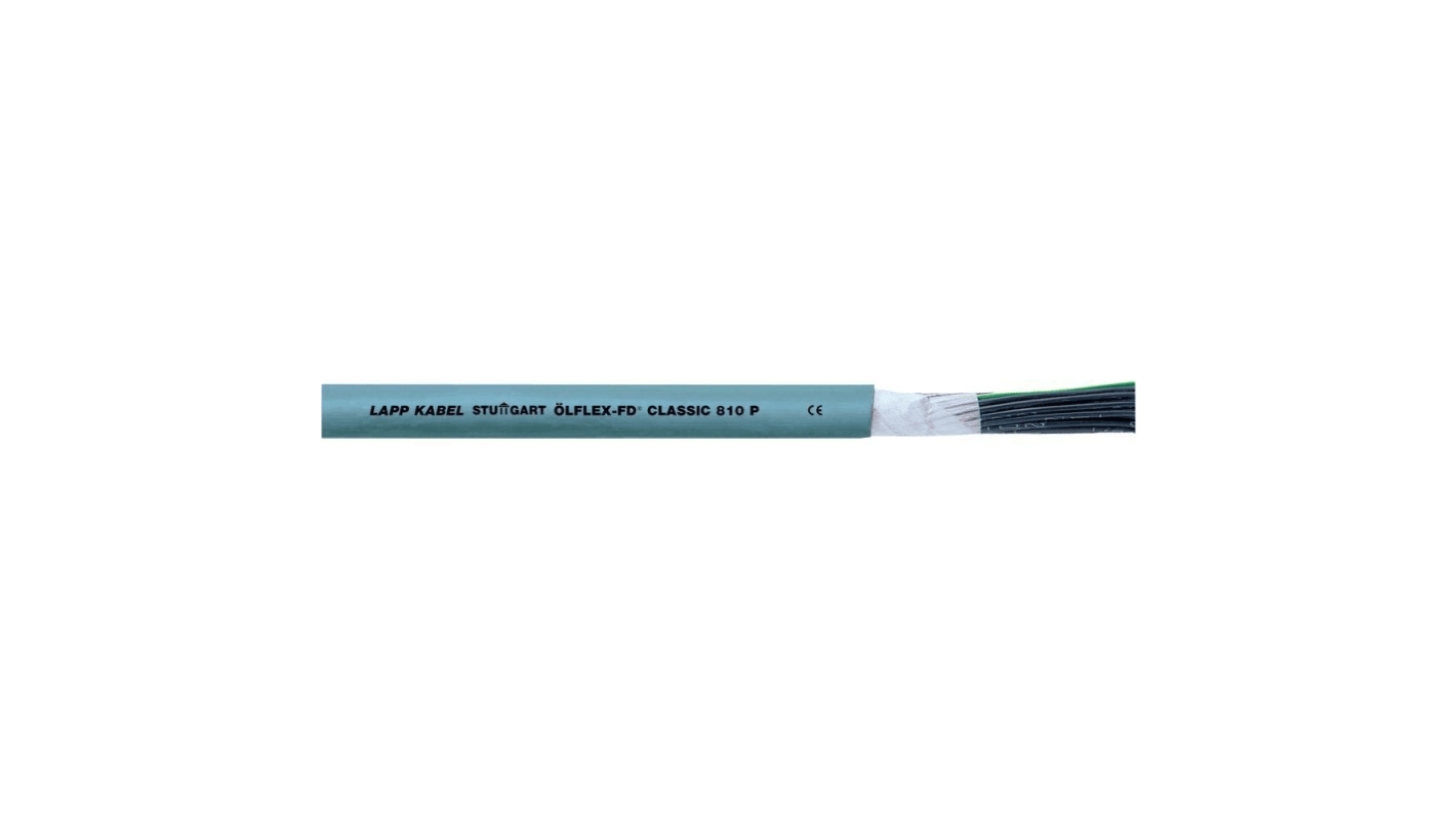 Câble de commande Lapp ÖLFLEX CLASSIC FD 500 V, 5 x 1 mm², 17 AWG, gaine PUR Gris, , 25m